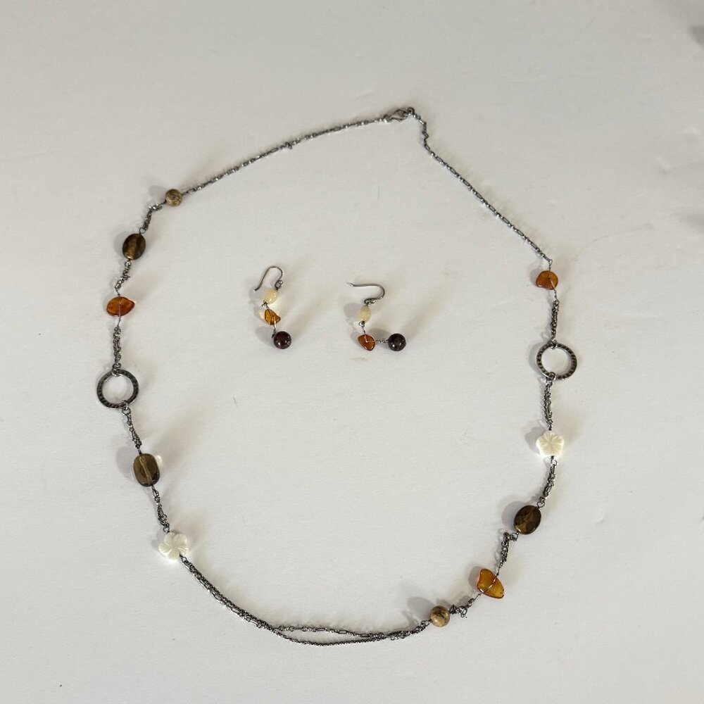 INSPIRANZA NECKLACE AND EARRING SET